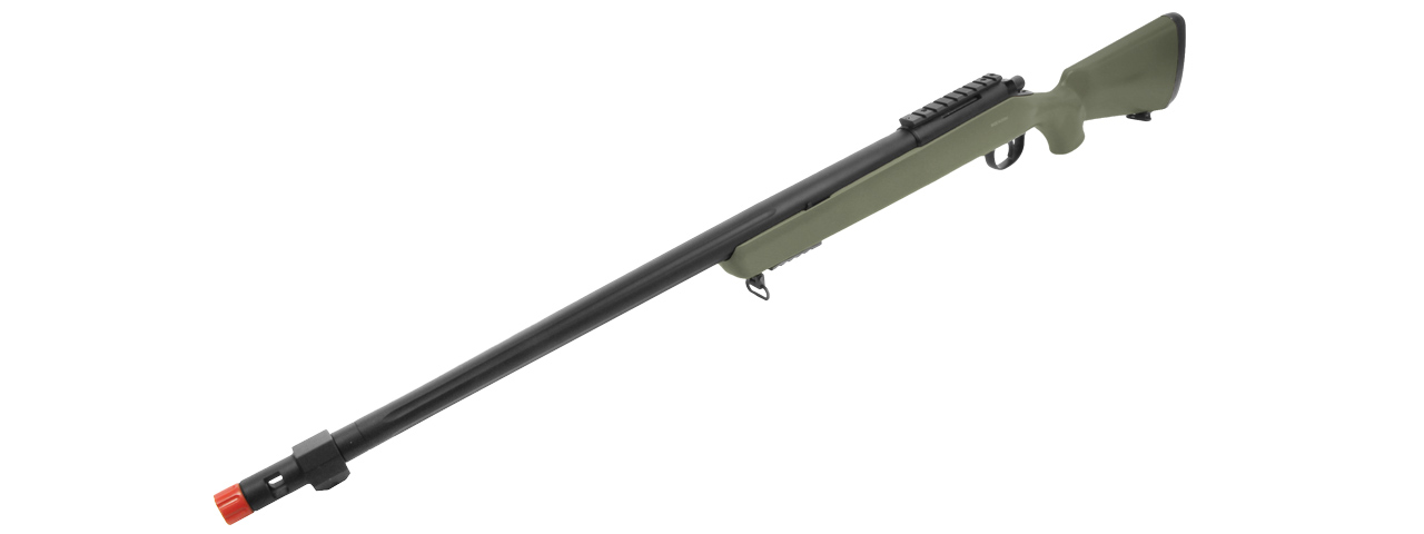 UK ARMS AIRSOFT VSR-10 BOLT ACTION SNIPER RIFLE - OD GREEN - Click Image to Close