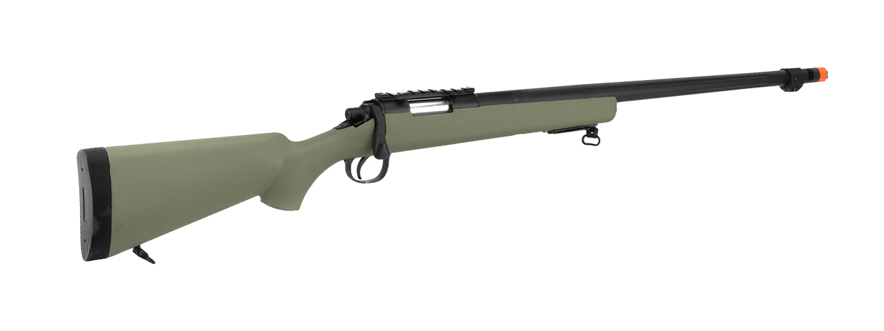 UK ARMS AIRSOFT VSR-10 BOLT ACTION SNIPER RIFLE - OD GREEN - Click Image to Close