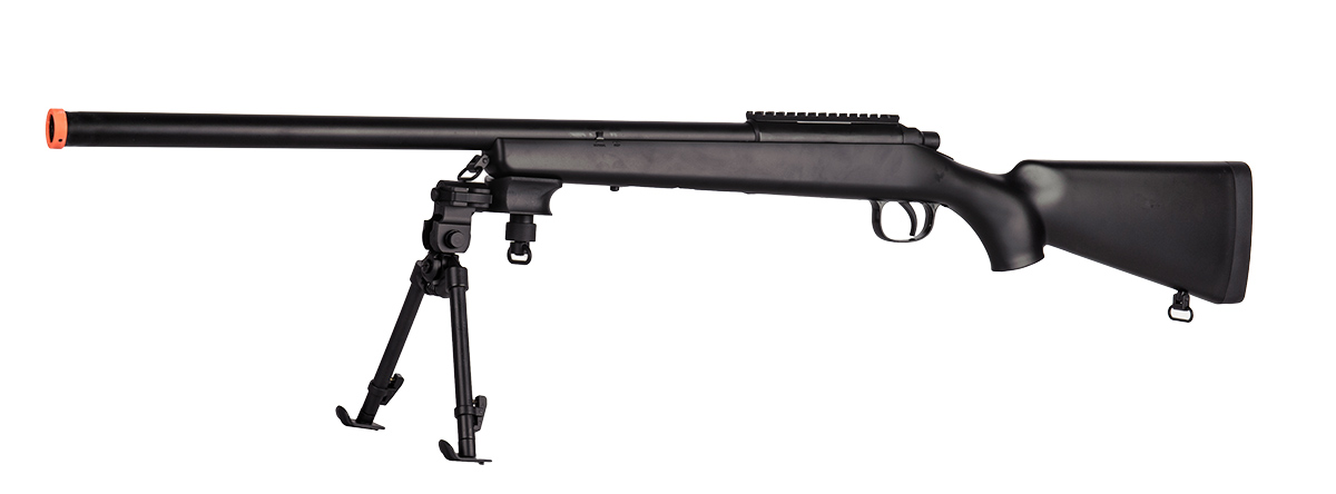 AGM MP001BBIP BOLT ACTION SNIPER RIFLE W/ BIPOD (COLOR: BLACK)