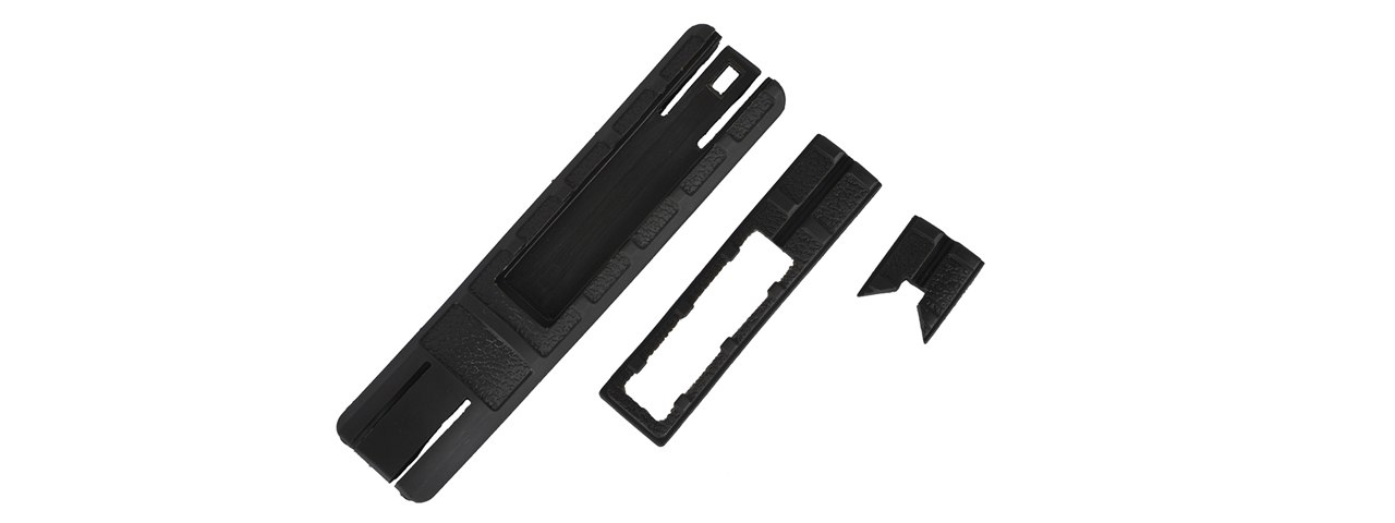 OT0807B ELEMENT TD BATTLE GRIP RAIL COVER W/ POCKET - BLACK