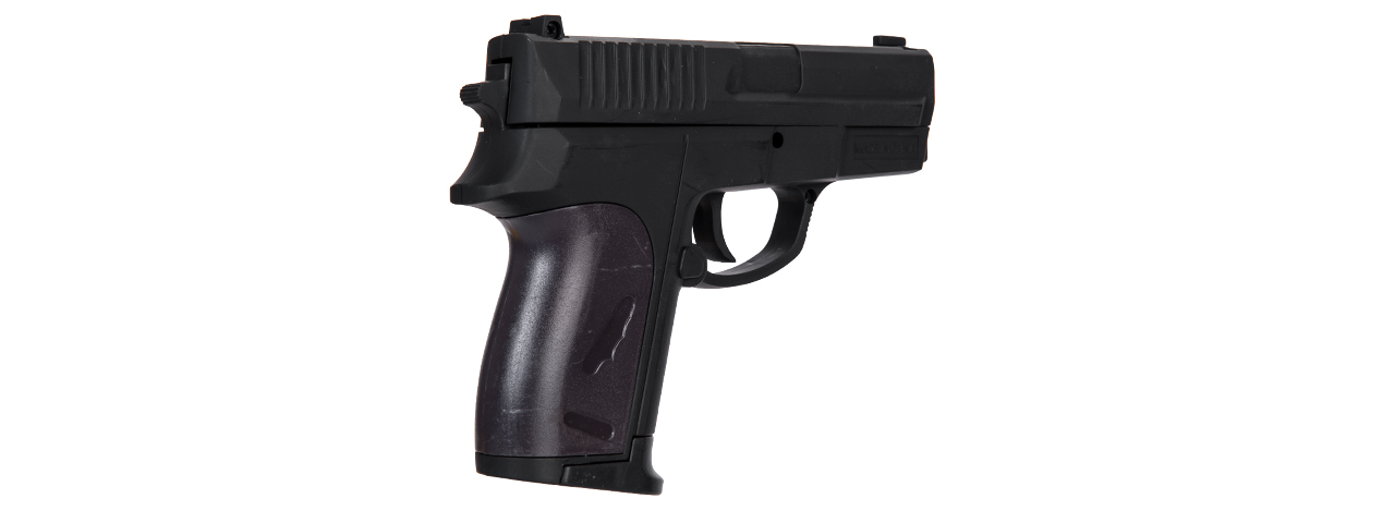AMA Spring Airsoft Pistol w/ Vertical Grip, Laser & Stock - (Black)