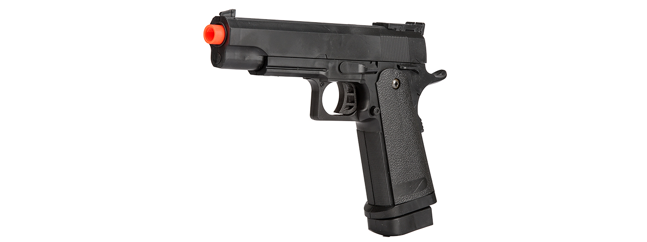 P2001BAG SPRING POWERED 1911 POLYMER PISTOL IN POLY BAG (BLACK) - Click Image to Close