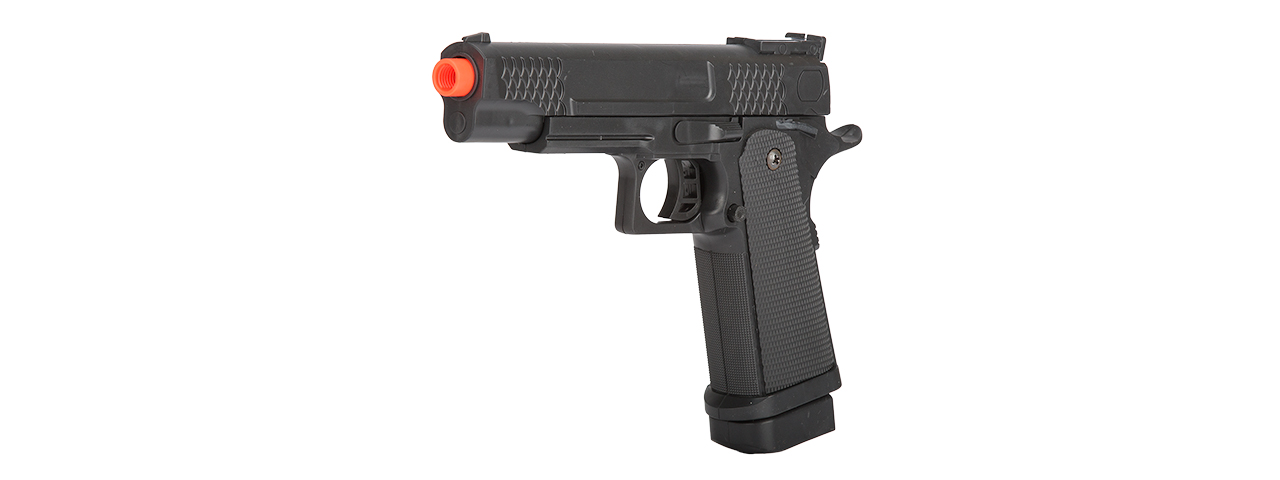 P2002BAG SPRING SCALED 1911 POLYMER PISTOL IN POLY BAG (BLACK) - Click Image to Close