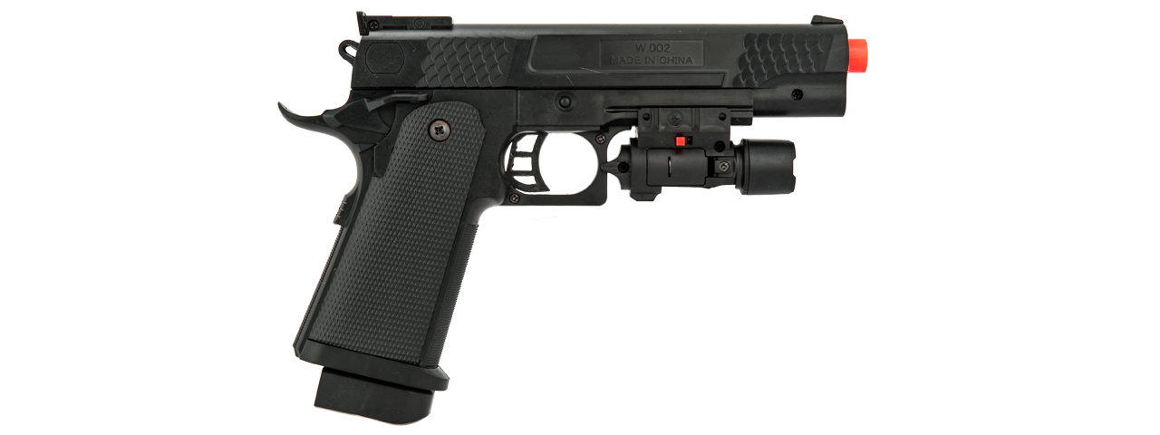 P2002B SPRING PISTOL W/ LASER - Click Image to Close