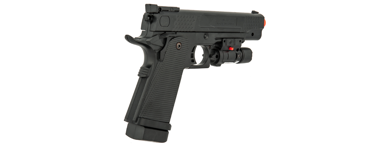 P2002B SPRING PISTOL W/ LASER - Click Image to Close