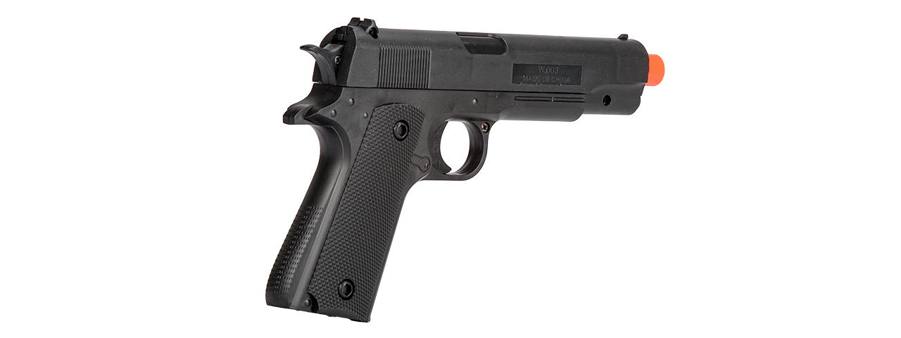 P2003BAG SPRING STANDARD 1911 POLYMER PISTOL IN POLY BAG (BLACK) - Click Image to Close