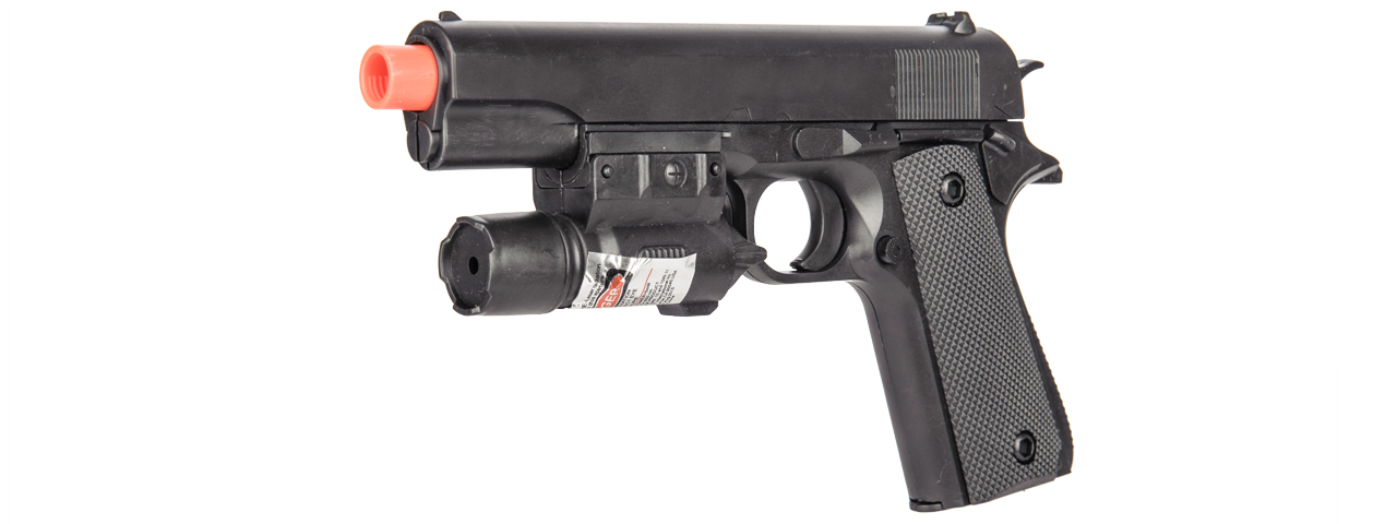 UK ARMS SPRING POWERED AIRSOFT P2003 PISTOL - BLACK