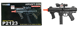 P2123 SPRING RIFLE w/ SCOPE & LASER