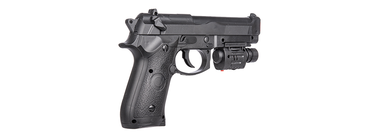 P2218B SPRING PISTOL (BK)