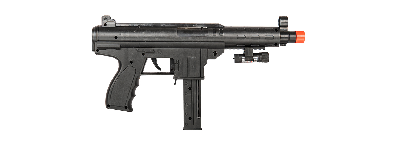 P2399 SPRING RIFLE w/ LASER (BK) - Click Image to Close