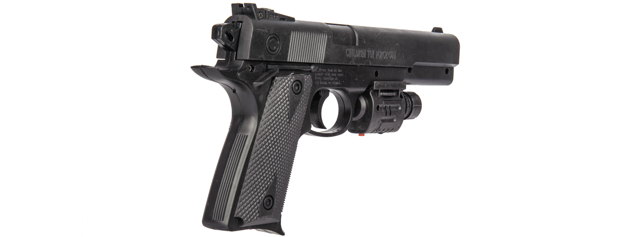 UK Arms P2400 Airsoft Spring Handgun w/ Laser (Color: Black) - Click Image to Close