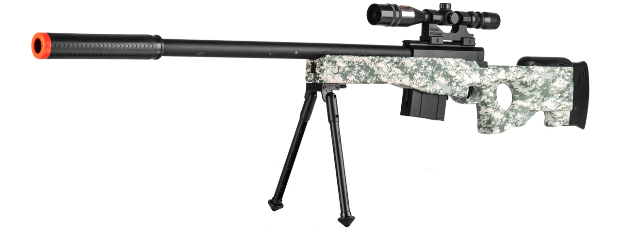 P2703A SPRING RIFLE w/ SCOPE (GREEN DIGITAL)