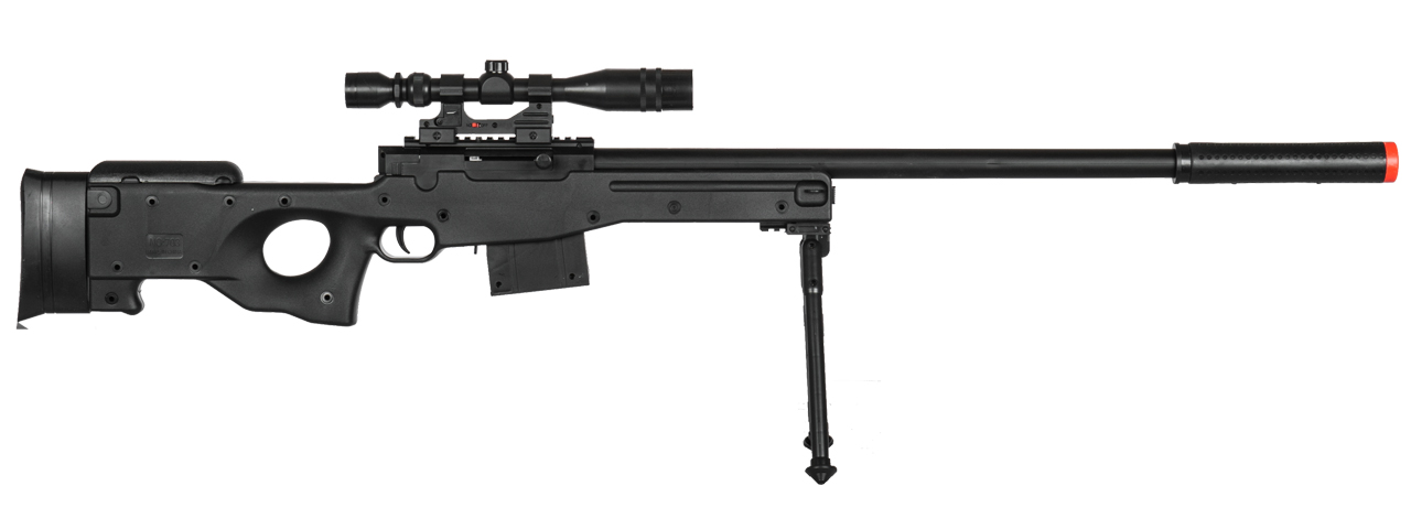 P2703B SPRING RIFLE w/ SCOPE (BLACK)