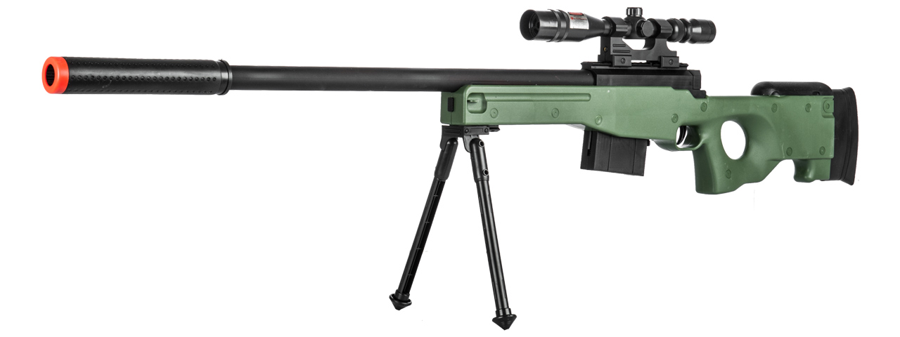 P2703G SPRING RIFLE w/ SCOPE (GREEN)