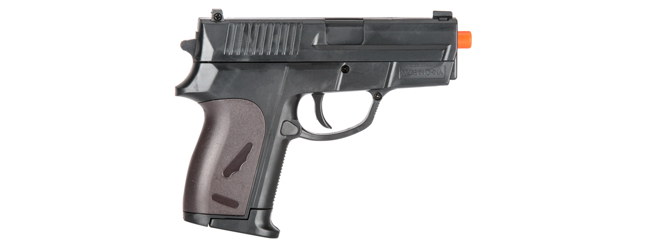 P618BAG SPRING-LOADED PISTOL (BLACK) - Click Image to Close