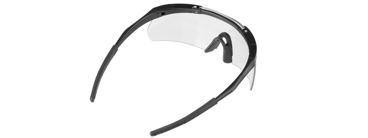 S01-TRANSPARENT EARMOR TACTICAL HARDCORE SHOOTING GLASSES (CLEAR) - Click Image to Close