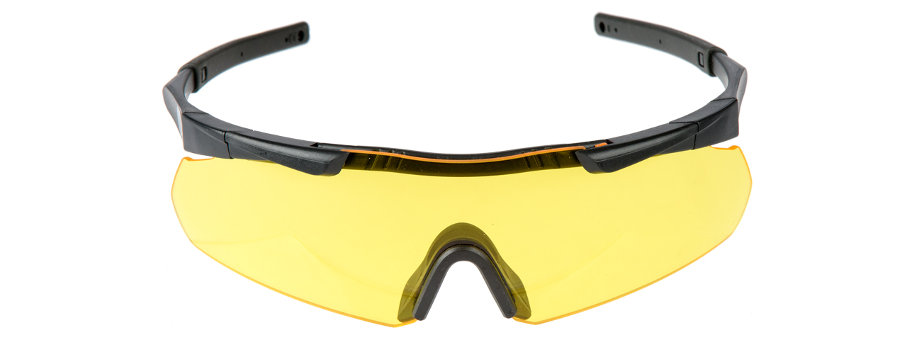 S01-YELLOW EARMOR TACTICAL HARDCORE SHOOTING GLASSES (YELLOW) - Click Image to Close