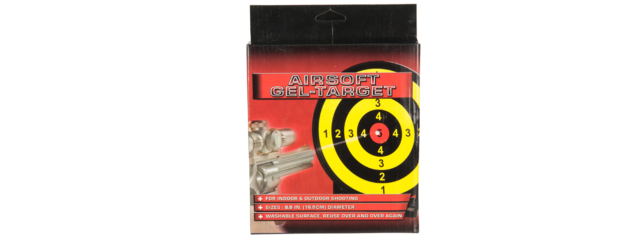 AIRSOFT GEL-TARGET, 6.5 IN DIAMETER