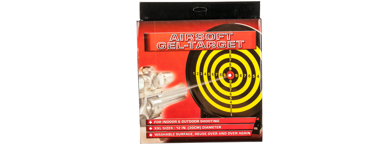 ST02 AIRSOFT GEL-TARGET, 12 IN DIAMETER