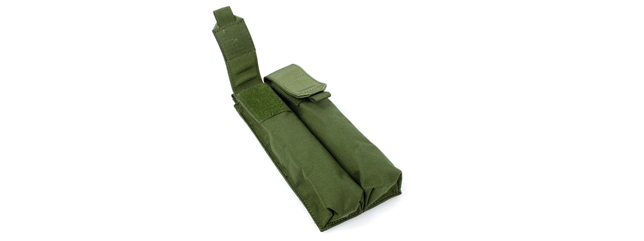T0072-G MOLLE P90 DOUBLE MAGAZINE POUCH (OD GREEN)