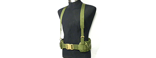 T0075-G MOLLE EG STYLE MLCS GEN II BELT WITH SUSPENDERS (OD)