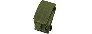 T0109-G CORDURA MOLLE SMOKE GRENADE POUCH (OD)