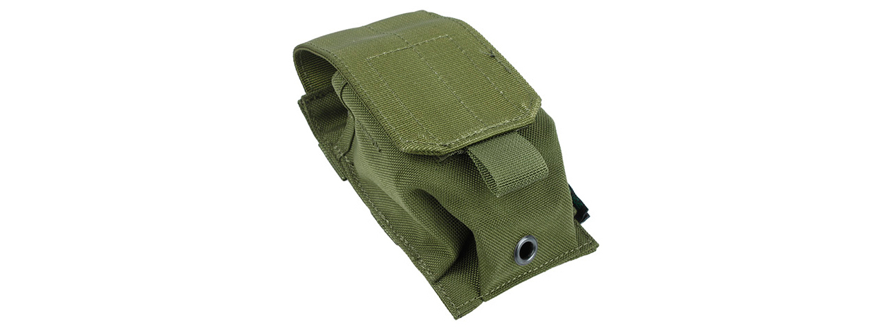 T0109-G CORDURA MOLLE SMOKE GRENADE POUCH (OD)