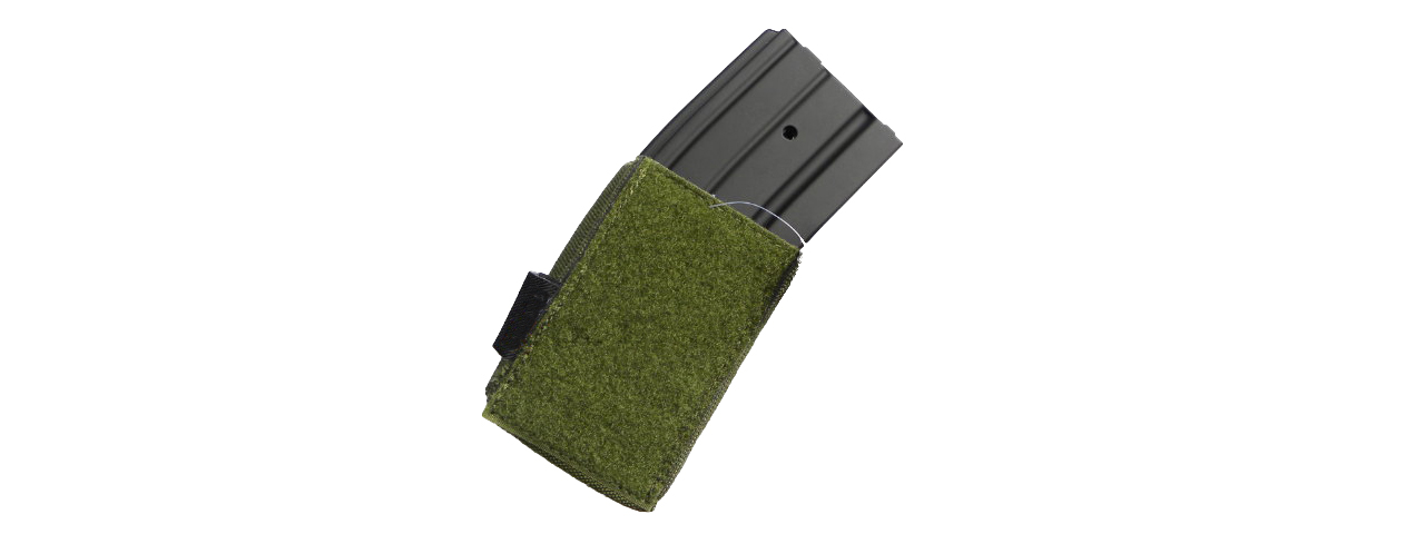 T0319-G VELCRO SURFACE 5.56 MAG POUCH (OD GREEN) - Click Image to Close