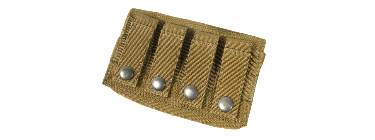 AMA AIRSOFT TACTICAL D8 MOLLE NYLON STORAGE POUCH - KHAKI - Click Image to Close