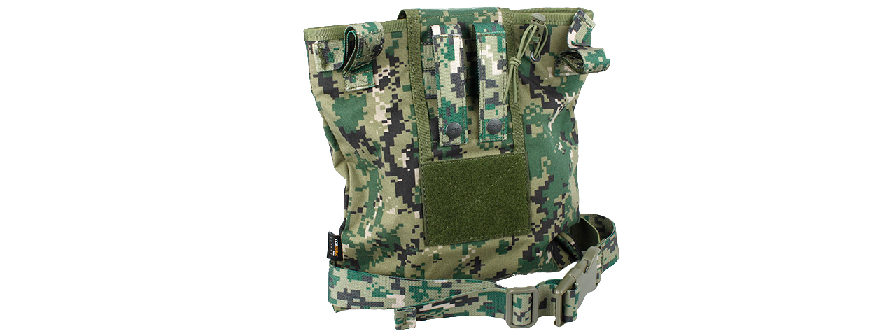 AMA TACTICAL MOLLE MAGAZINE DUMP POUCH - WOODLAND DIGITAL