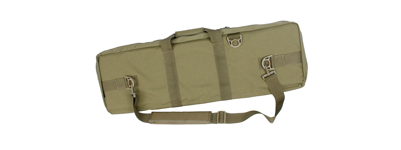 AMA AIRSOFT TACTICAL DOUBLE 38-INCH RIFLE CASE - KHAKI