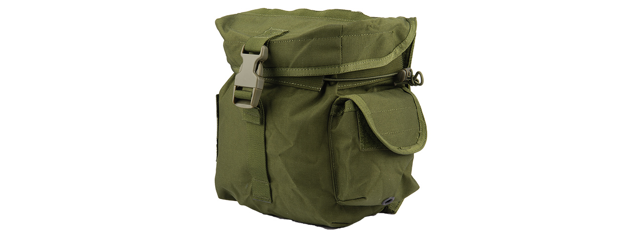 T0834-G GAS MASK / DUMP POUCH (OD) - Click Image to Close