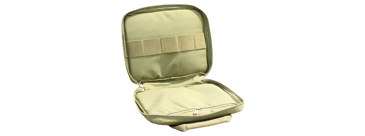 AMA AIRSOFT SINGLE PISTOL CASE - KHAKI - Click Image to Close