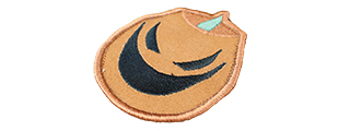 T1091-H HALLOWEEN VELCRO PATCH (ORANGE)