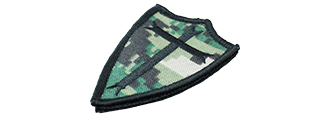 T1091-WD POOR KNIGHTS VELCRO PATCH (WOODLAND DIGITAL)