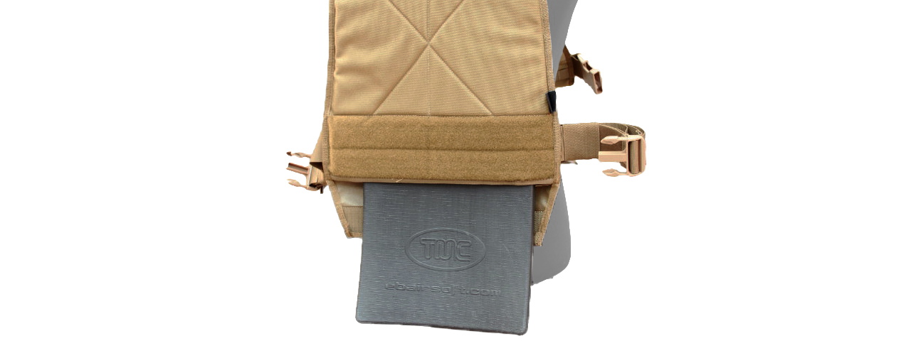 T1287-K MBSS STYLE TACTICAL VEST (KHAKI) - Click Image to Close