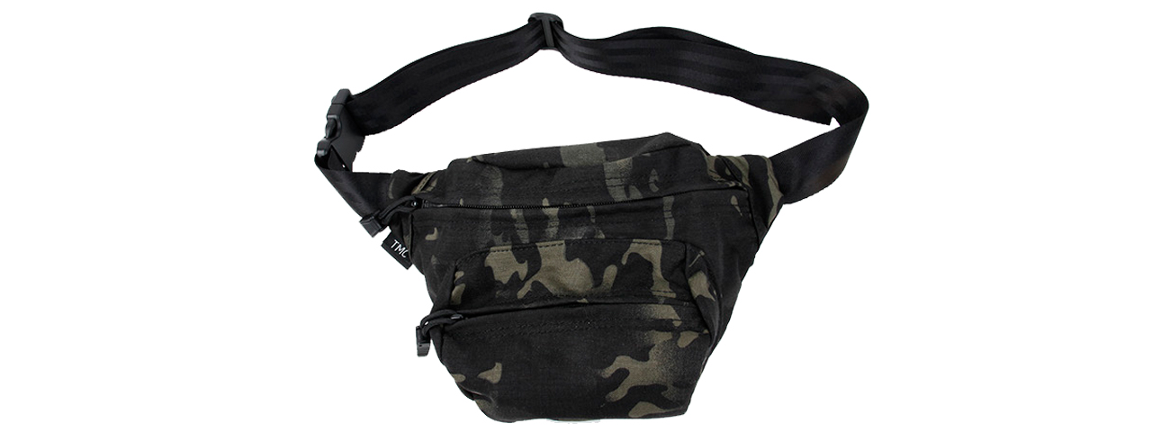 T1364-MB LOW PITCHED WAIST PACK (CAMO BK) - Click Image to Close
