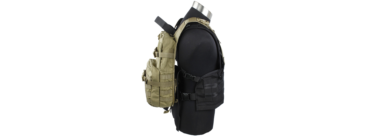 AMA AIRSOFT MOLLE RRV BACKPACK - KHAKI