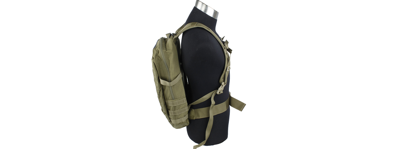 T1497-K MOLLE MARINE STYLE MED PACK (KHAKI) - Click Image to Close