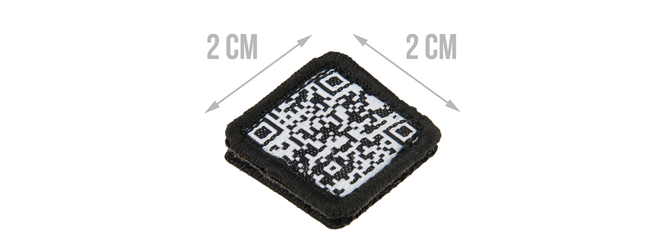 T1535-B QR CODE PATCH (BLACK)