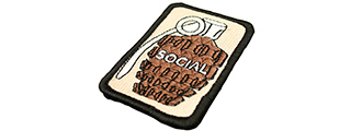 T1569 VELCRO PATCH ''SOCIAL'' (DE)
