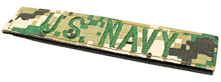 T1617-WD US NAVY VELCRO PATCH (WOODLAND DIGITAL)