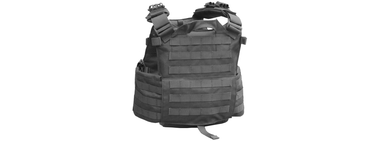 AMA EG Cordura Tactical Assault Tactical Vest (Black) - Click Image to Close