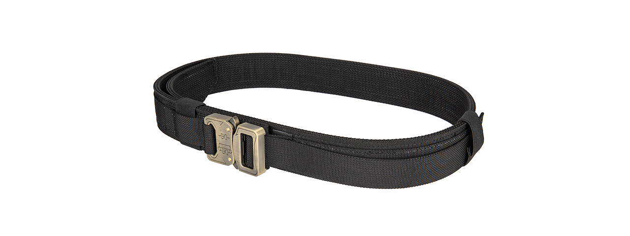 T1939-BK-M HARD 1.5 INCH SHOOTER BELT - MED (BLACK) - Click Image to Close