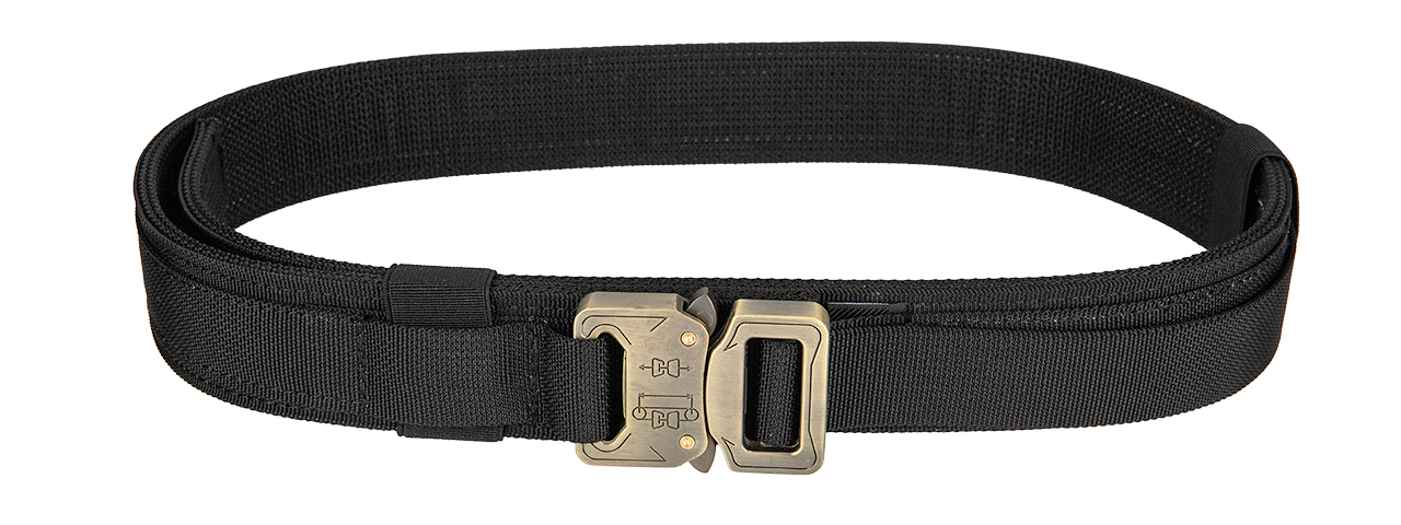 T1939-BK-M HARD 1.5 INCH SHOOTER BELT - MED (BLACK) - Click Image to Close