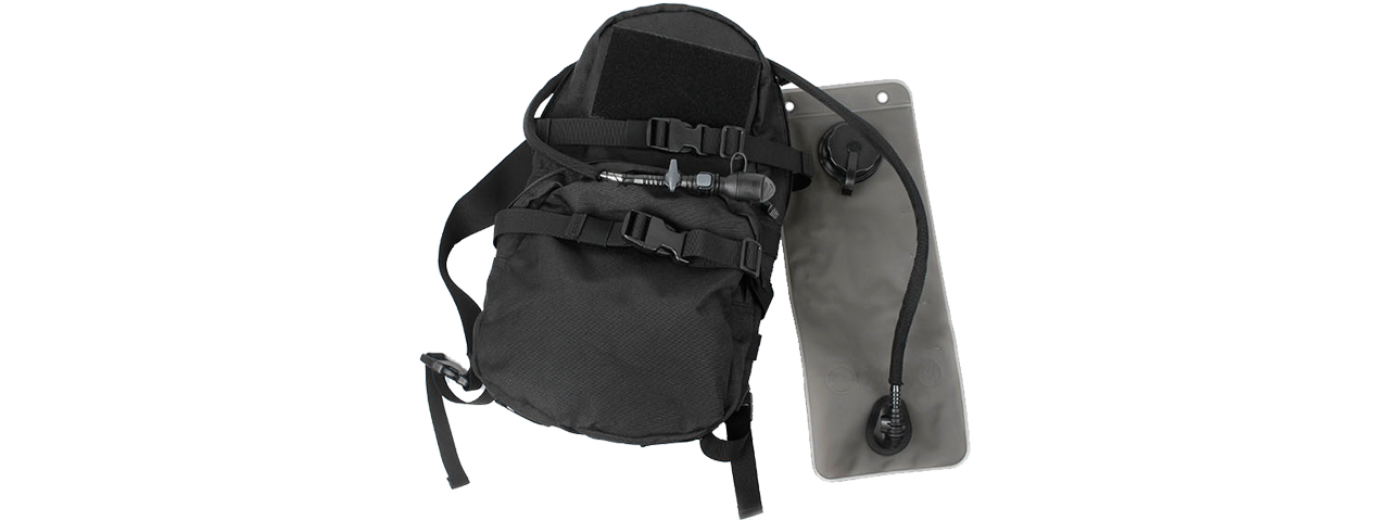 T2089-B MODULAR ASSAULT PACK W/ 3L HYDRATION BAG (BK) - Click Image to Close