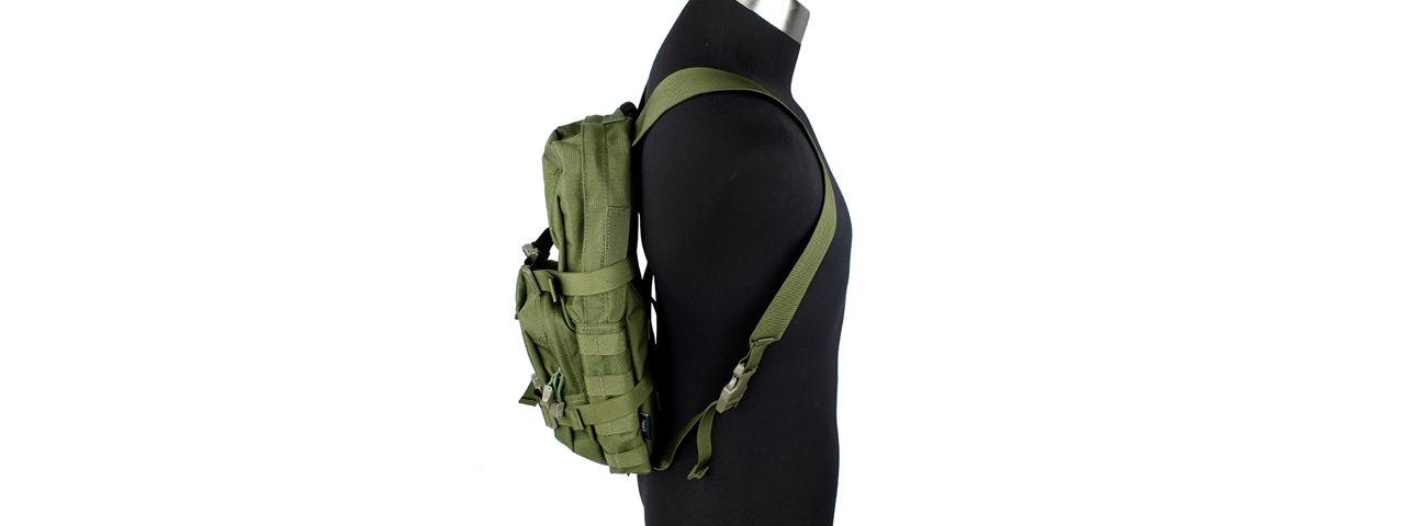 AMA 1000D CORDURA MODULAR ASSAULT PACK W/ 3L HYDRATION BLADDER - OD GREEN