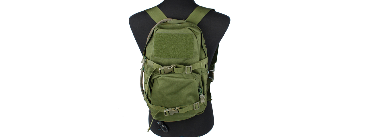 AMA 1000D CORDURA MODULAR ASSAULT PACK W/ 3L HYDRATION BLADDER - OD GREEN