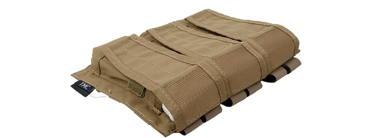 AMA ADAPTIVE VEST SYSTEM M4/M16 TRIPLE MAG POUCH - COYOTE BROWN - Click Image to Close