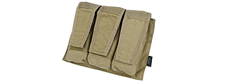 AMA 500D ADAPTIVE VEST SYSTEM M4/M16 TRIPLE MAG POUCH - KHAKI